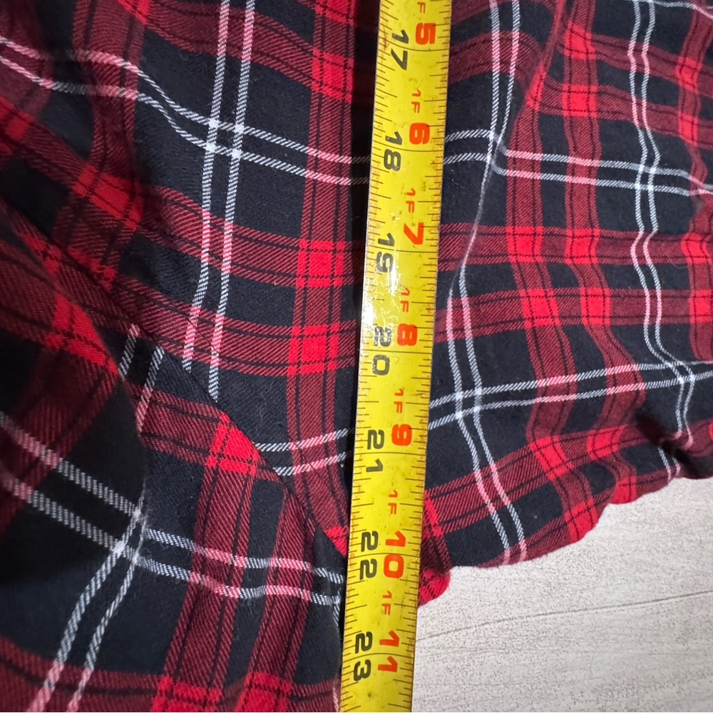 Ralph Lauren Pajamas Size Small/Medium RED TARTAN PLAID Flannel  Long Nightgown - Picture 7 of 7